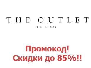 Промокод TheOutlet, скидка 85%
